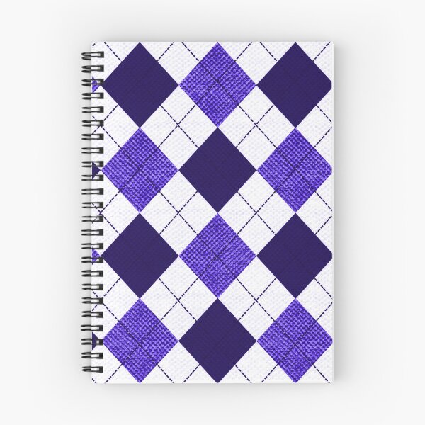 Item preview, Argyle in Royal Blue, Navy and White designed and sold by AlteredAtelier.
