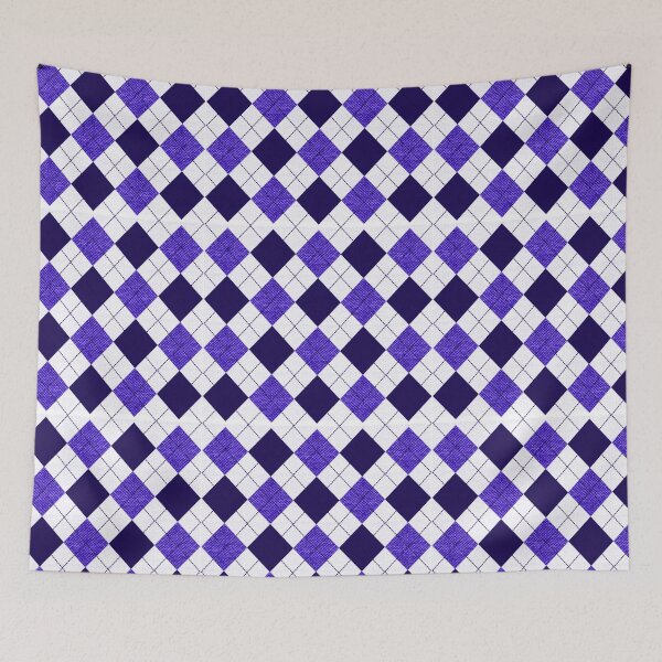 Item preview, Argyle in Royal Blue, Navy and White designed and sold by AlteredAtelier.