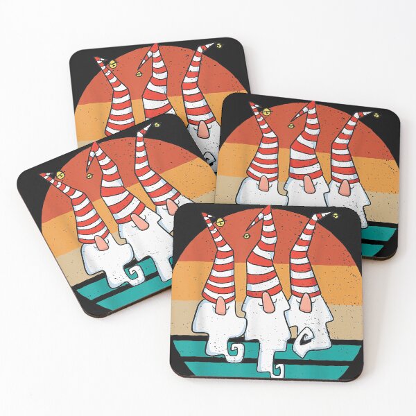 Item preview, Three Gnomes Elves Funny Christmas Family designed and sold by JoelleKey.