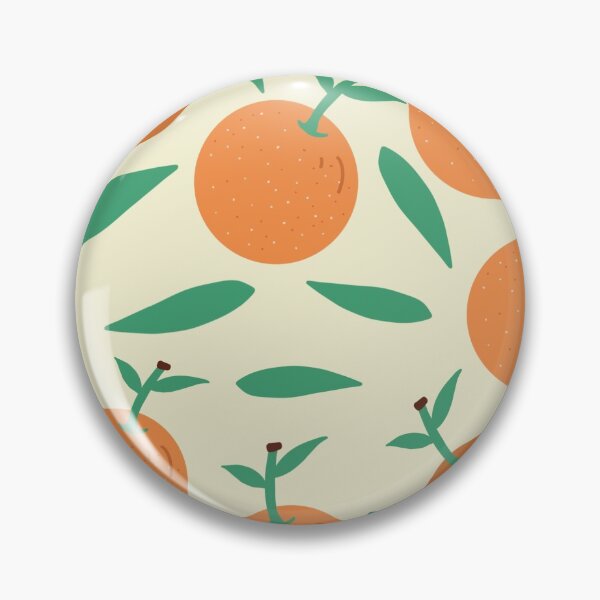 Item preview, Orange and leaves illustrations pattern designed and sold by FashionN5.
