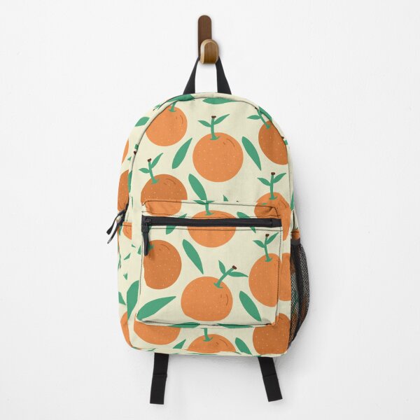 Item preview, Orange and leaves illustrations pattern designed and sold by FashionN5.
