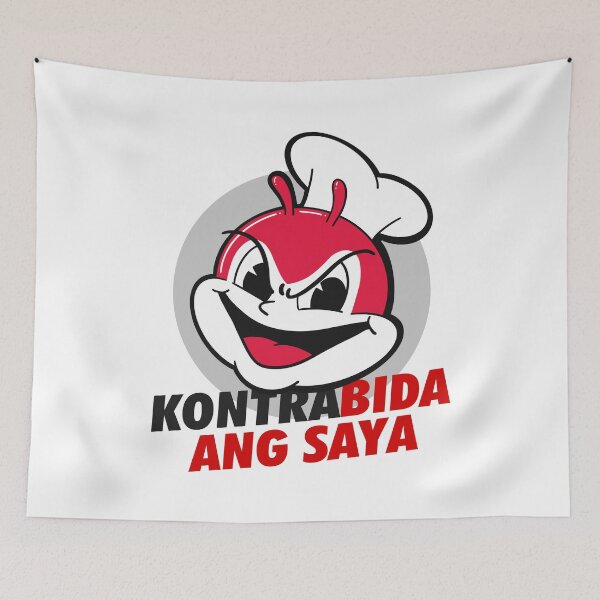 Item preview, JOLLIBEE BAD BEE FILIPINO BACKPRINT designed and sold by aydapadi.