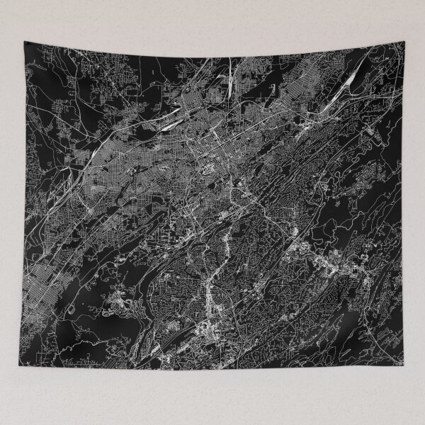 Item preview, Birmingham Black Map designed and sold by multiplicitymap.