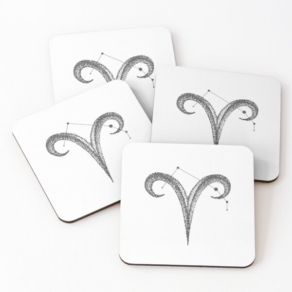 Item preview, Aries Zodiac Sign with Stars star Constellation designed and sold by AhmedBuhaisi.