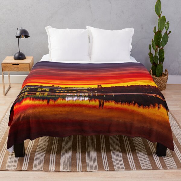 Item preview, Sunset over Chesnutt Hill Reservoir  designed and sold by LudaNayvelt.