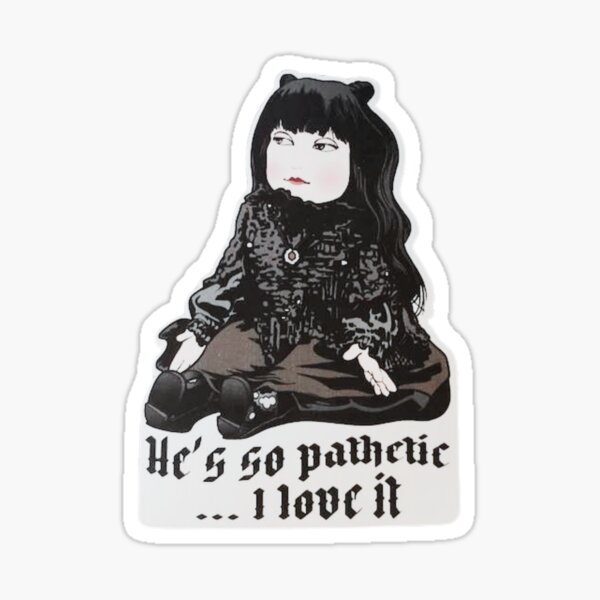 What We Do in the Shadows Vinyl Sticker or Magnet - Nadja (Doll) - "He's so pathetic....I love it" Sticker