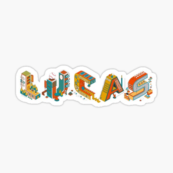 Lucas Sticker For Sale By Vanessa Redbubble