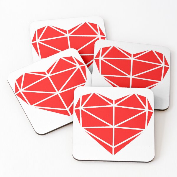 Item preview, Geometric heart designed and sold by the Zarock Shop.