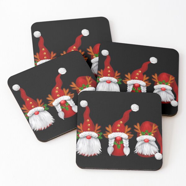 Item preview, Three Gnomes In Red Costume Christmas Gift X-mas Funny designed and sold by JoelleKey.