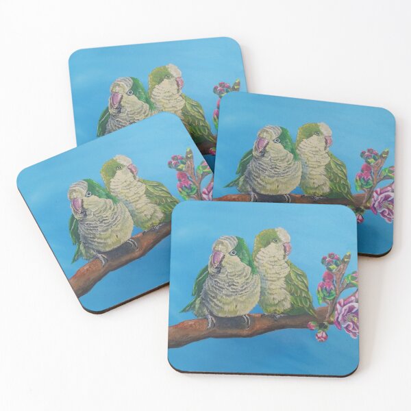 Item preview, Quaker parrots  designed and sold by PhyllisG-Art.