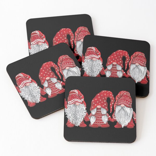 Item preview, Three Gnomes In Red Costume Christmas X-mas Funny designed and sold by JoelleKey.