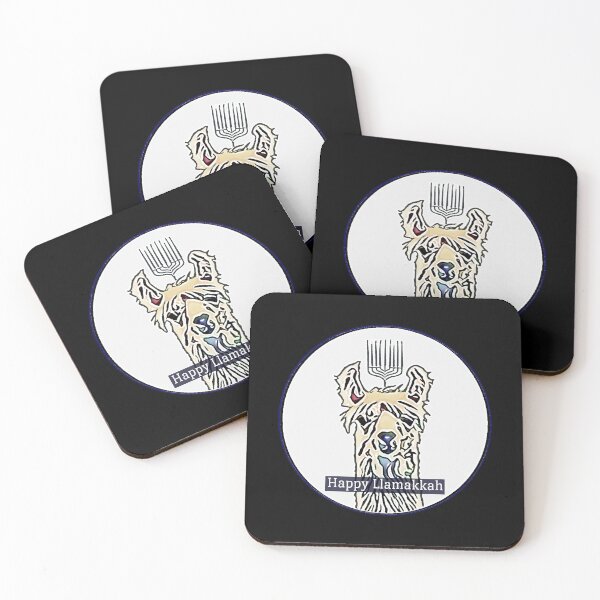 Item preview, Funny Hanukkah, happy Hanukkah, happy Llamakkah, happy Chanukah  designed and sold by The Snarky  Psychologist.