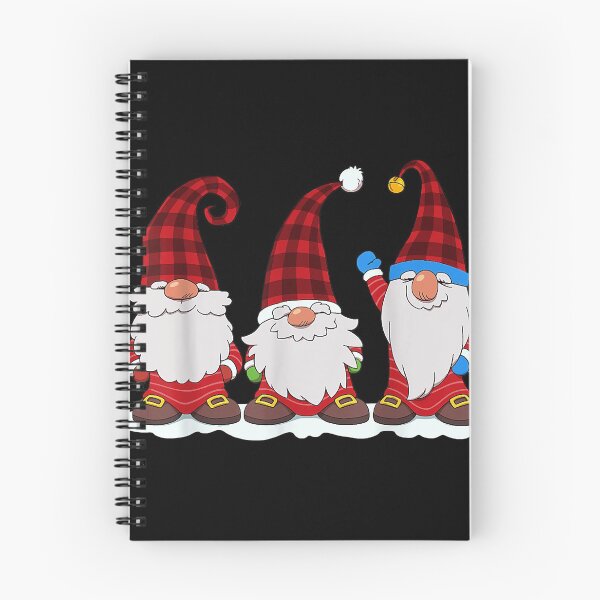 Item preview, Three Gnomes In Red Plaid Hats Gnome Christmas designed and sold by JoelleKey.