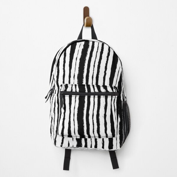 Item preview, "Ploughed" 1 | Vertical Black and White Pattern designed and sold by LiseHoltArt.