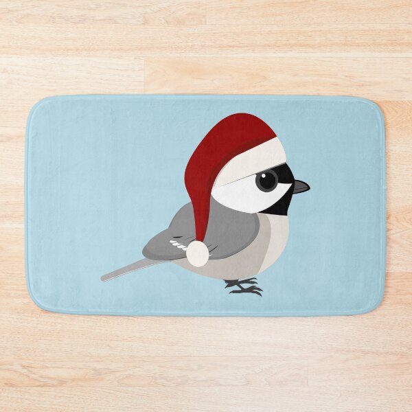 Item preview, Cute Santa Chickadee designed and sold by Hedgie Designs.