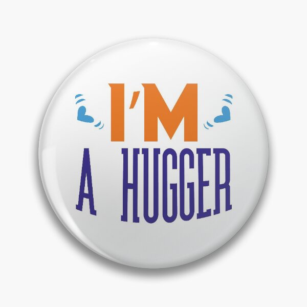 Item preview, I'm A Hugger - funny memes, funny quote designed and sold by Delandor.