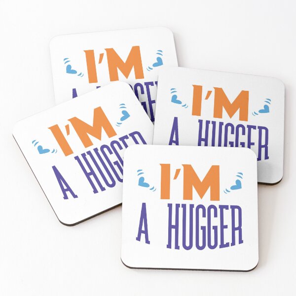 Item preview, I'm A Hugger - funny memes, funny quote designed and sold by Delandor.