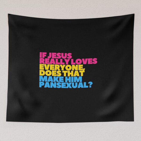 Item preview, Is Jesus Pansexual. Pansexual Pride designed and sold by Subtle Pride Shop.