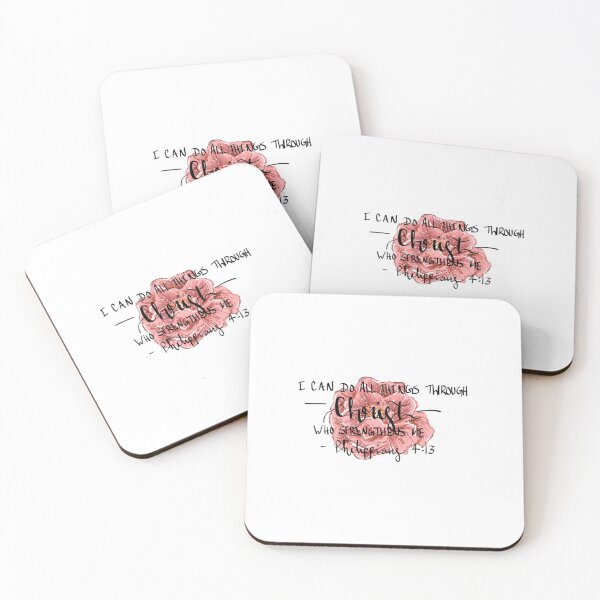 Item preview, Philippians 4:13 Bible verse design designed and sold by MandyB02.