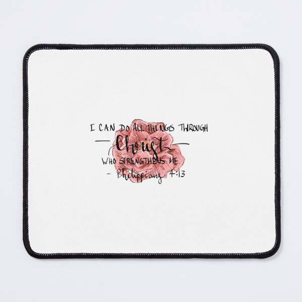 Item preview, Philippians 4:13 Bible verse design designed and sold by MandyB02.