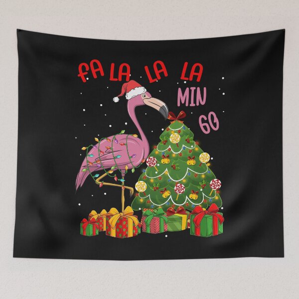 Item preview, Fa La La La mingo Flamingo for Christmas Xmas designed and sold by Joni23414.