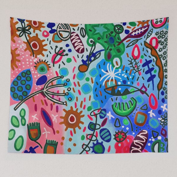 Item preview, LEAVES SEEDS NUTS AND PODS PINK designed and sold by Bev Aisbett.