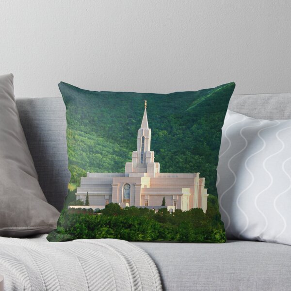 Item preview, Bountiful Utah Temple - Summer Sunset 30x20 designed and sold by Ken Fortie.