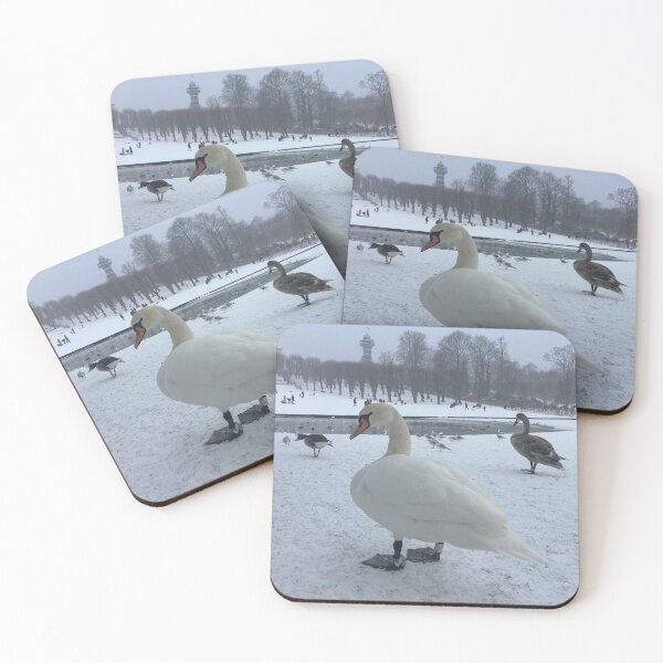 Item preview, Swan Winter in Frederiksberg Gardens designed and sold by Mortinus.