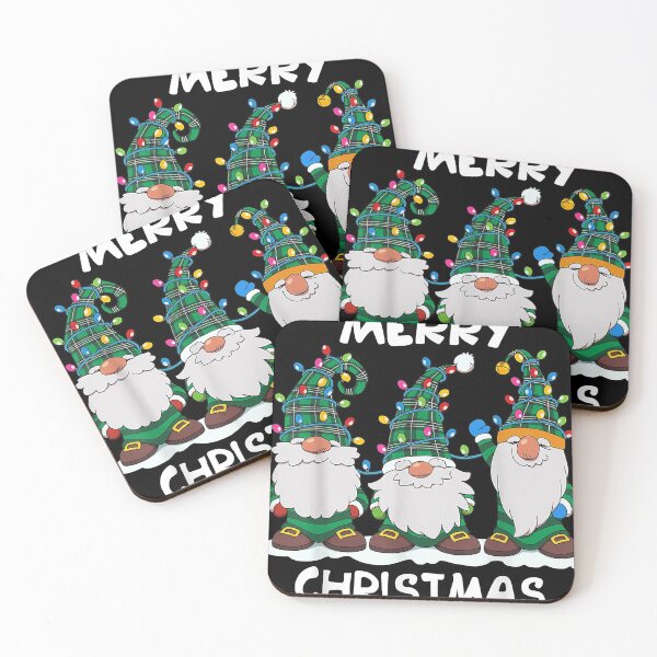 Item preview, Three Gnomes Matching Family Merry Christmas Tree Lights designed and sold by JoelleKey.