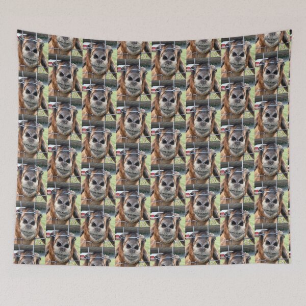 Item preview, Smiling Goat Peeking through Fence designed and sold by Linda Walsh.
