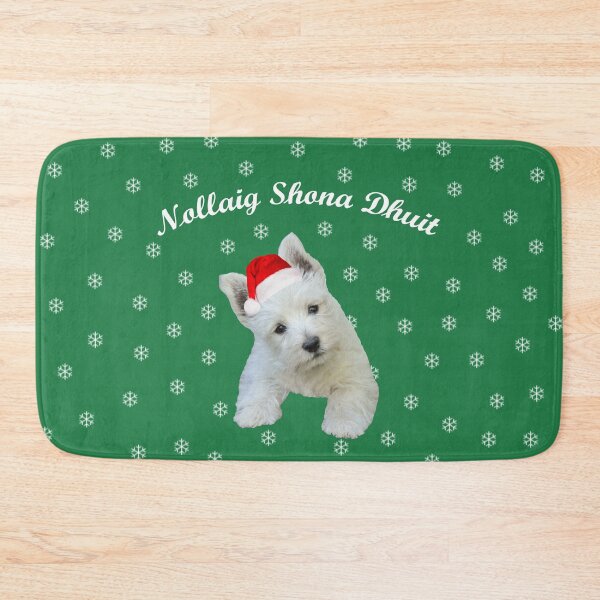 Item preview, Nollaig Shona Dhuit Westie designed and sold by quentinjlang.