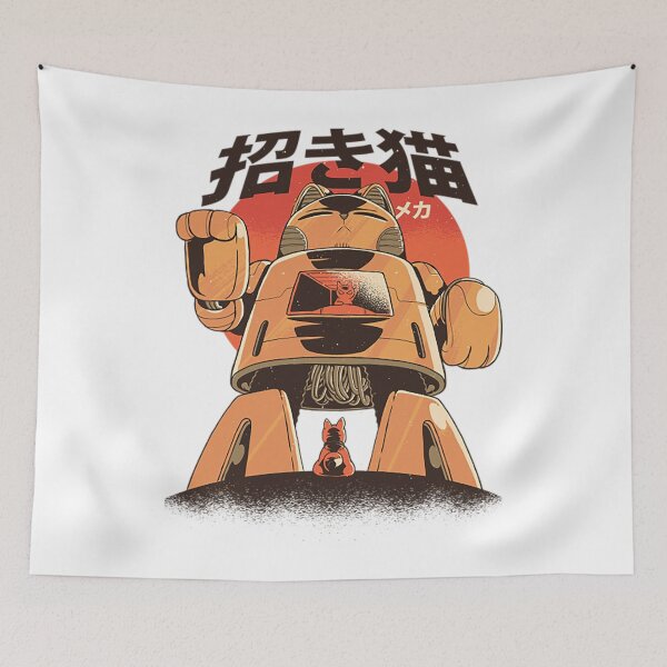 Item preview, Anime T-ShirtCat Mecha Robot designed and sold by LoveCoalla.