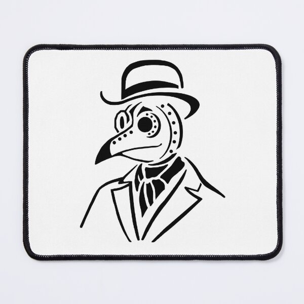 Item preview, Plague Doctor In Black designed and sold by JaqiW.