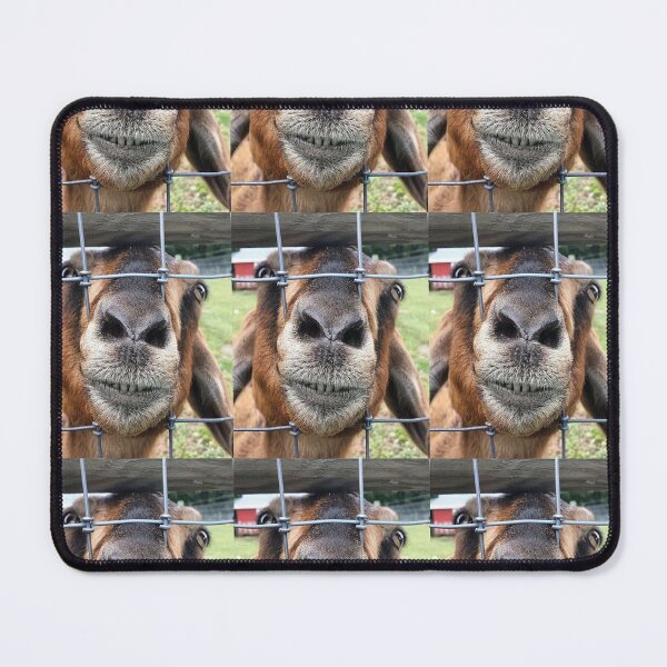 Item preview, Smiling Goat Peeking through Fence designed and sold by Linda Walsh.