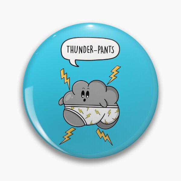 Item preview, Thunderpants - Funny Underwear Cloud Pun gift designed and sold by LEFDDesigns.