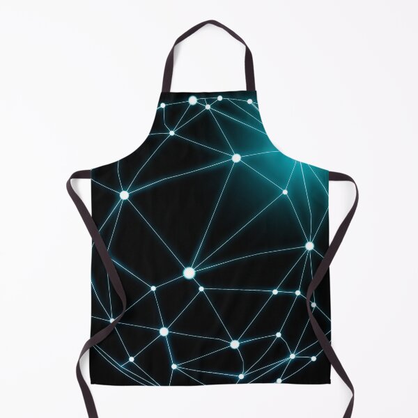 Earth Ley Lines (Black) Apron