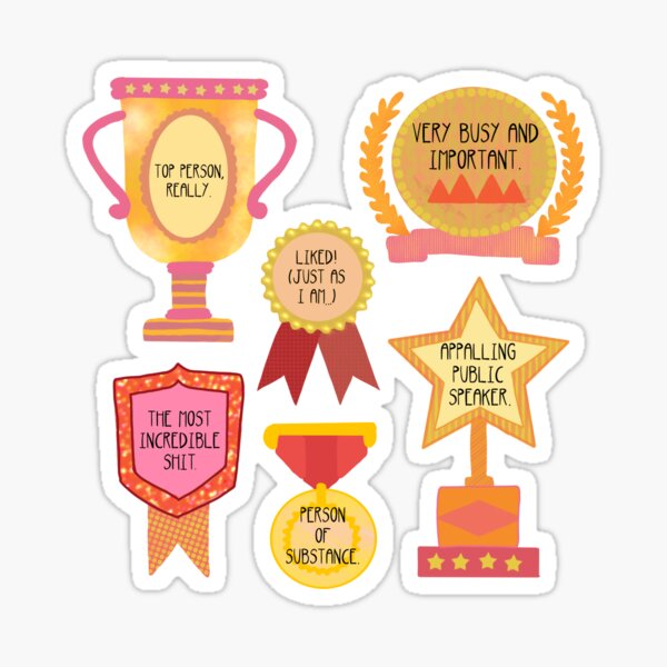 Item preview, Bridget Jones inspirational trophies designed and sold by rachaelthegreat.