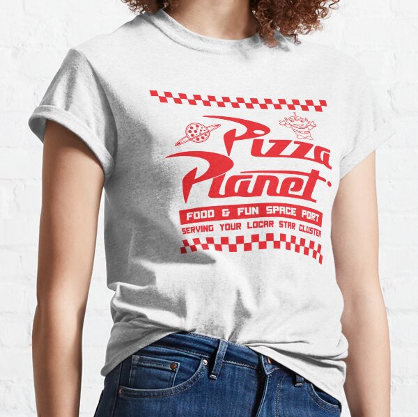 black pizza planet shirt