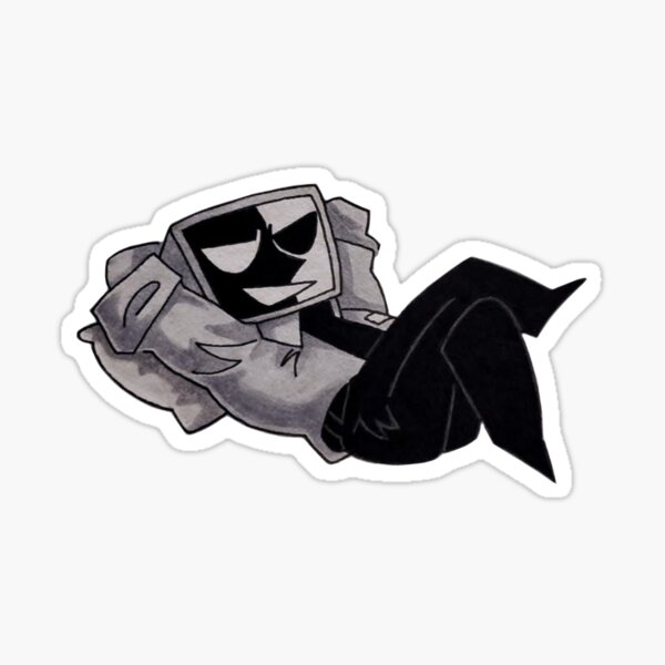 chibi scp-079 Sticker for Sale by jackassnews