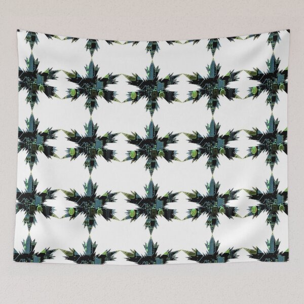 Item preview,  Xmas Techie snowflakes star Metal -Olive by Iritof designed and sold by iritof.