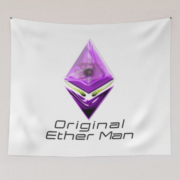 Item preview, OEM - Original Ether Man Dark-Purple Colored Head With Positronic Brain & Lime-green Eyes Black Text designed and sold by Spirit-World.