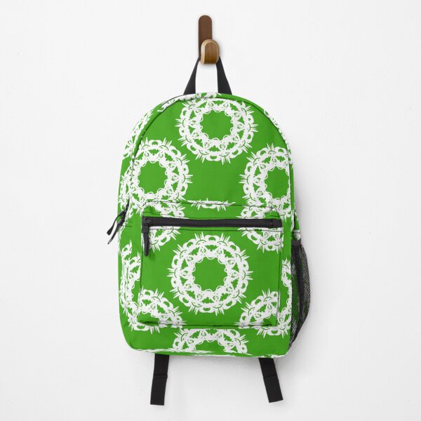 Item preview, Dragon Circle in White on Green designed and sold by AlteredAtelier.