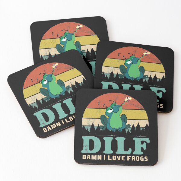 Item preview, DILF - Damn i love Frogs designed and sold by Fiona Shorts.