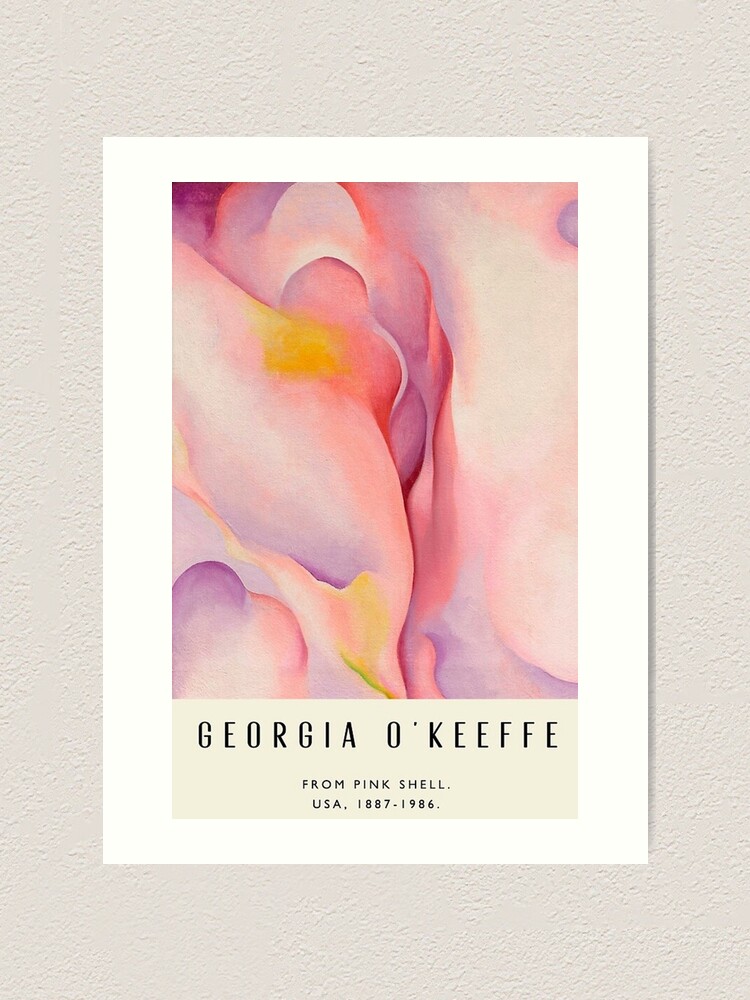 Poster-Georgia O'Keeffe-From Pink shell
