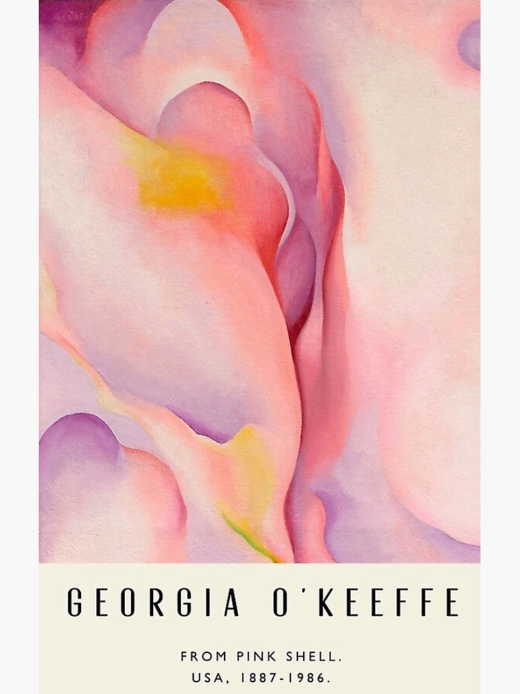 GEORGIA O'KEEFFE ポスター Georgia O'Keefe Exhibition Poster 1987 Very Large and Very