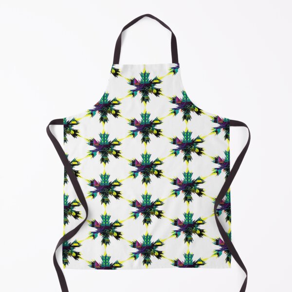 Item preview, Xmas Techie Snowflakes Star Teal - Yellow by Iritof designed and sold by iritof.