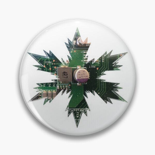 Artikelvorschau, Xmas Techie Snowflakes Star Green - silber von Iritof entworfen und verkauft von iritof.