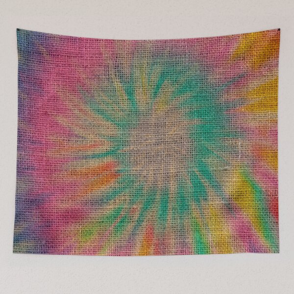 Item preview, Burlap Textured Tie Dye Swirl Pattern designed and sold by LashCreations.