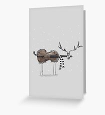 Christmas Violin Reindeer Greeting Card