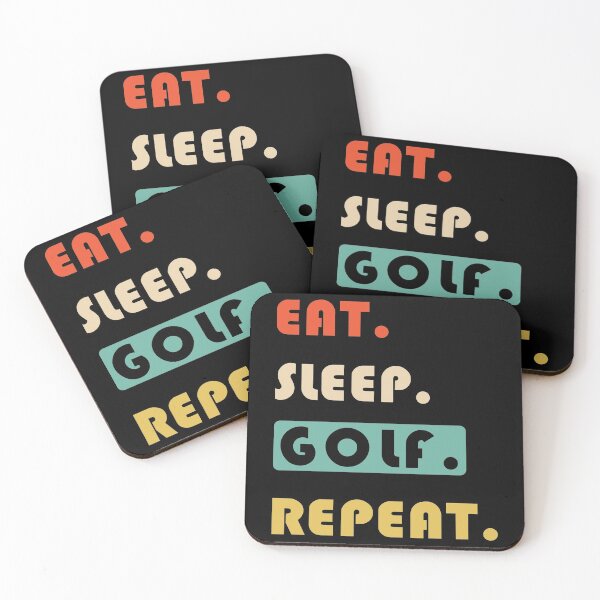 Item preview, EAT SLEEP GOLF REPEAT designed and sold by lauricecmd.